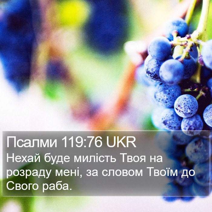 Псалми 119:76 UKR Bible Study