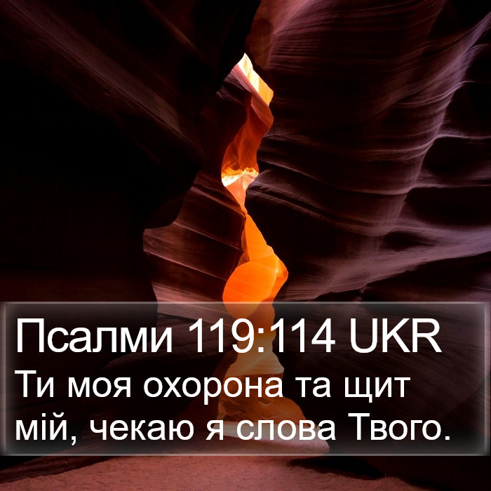 Псалми 119:114 UKR Bible Study