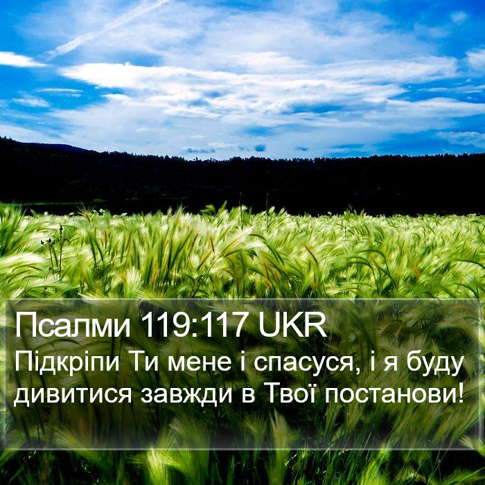 Псалми 119:117 UKR Bible Study