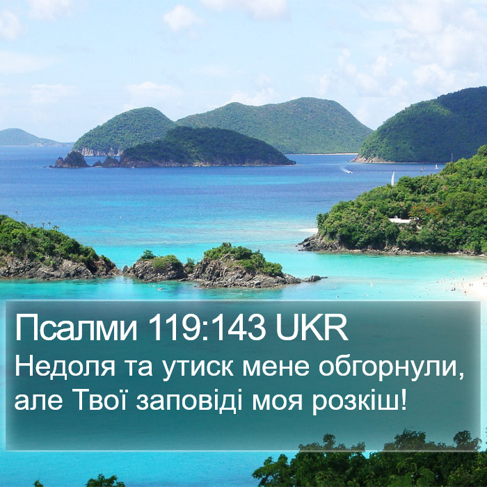 Псалми 119:143 UKR Bible Study