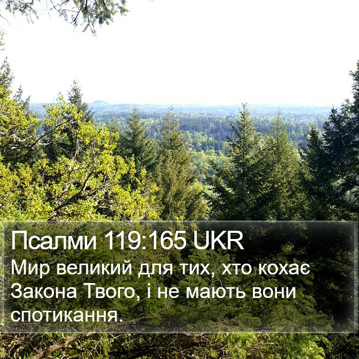 Псалми 119:165 UKR Bible Study