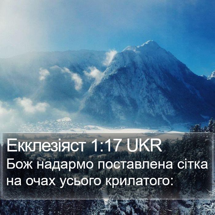 Екклезіяст 1:17 UKR Bible Study