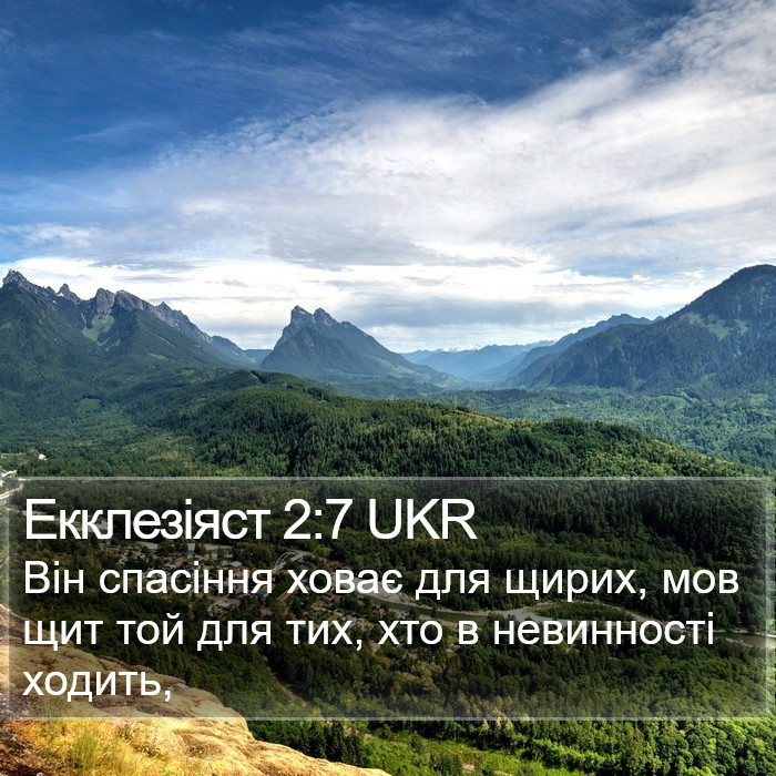 Екклезіяст 2:7 UKR Bible Study