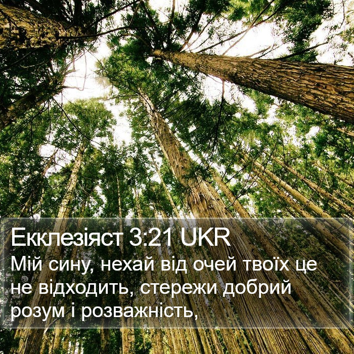 Екклезіяст 3:21 UKR Bible Study