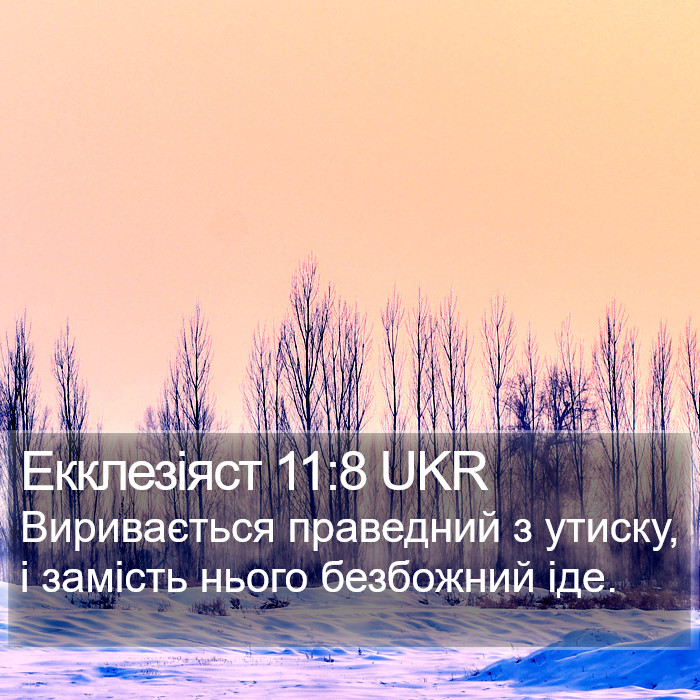 Екклезіяст 11:8 UKR Bible Study