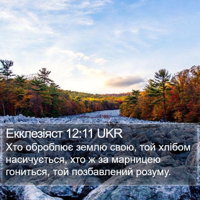 Екклезіяст 12:11 UKR Bible Study