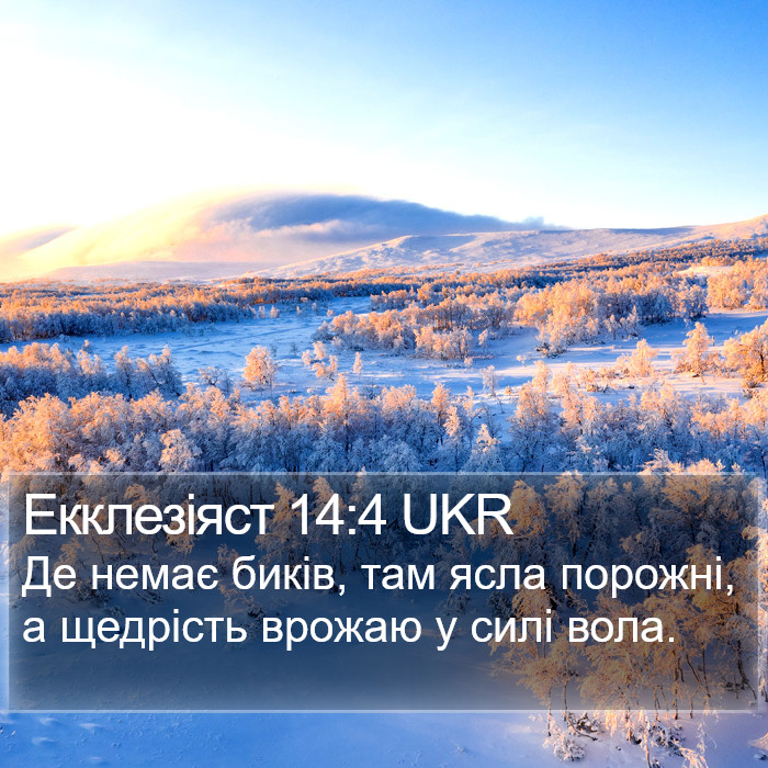 Екклезіяст 14:4 UKR Bible Study