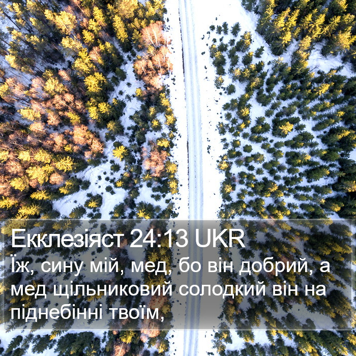 Екклезіяст 24:13 UKR Bible Study