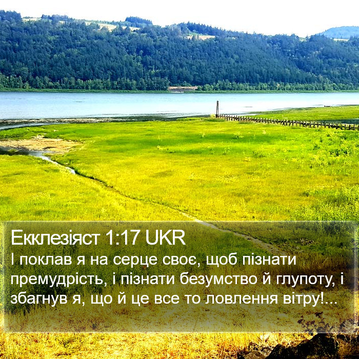 Екклезіяст 1:17 UKR Bible Study