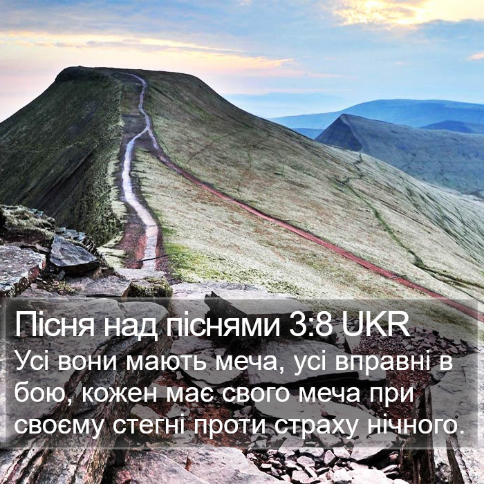 Пісня над піснями 3:8 UKR Bible Study