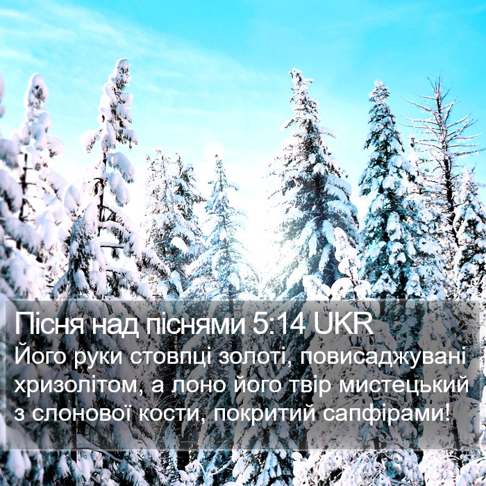 Пісня над піснями 5:14 UKR Bible Study