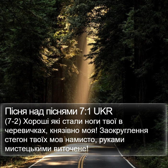 Пісня над піснями 7:1 UKR Bible Study