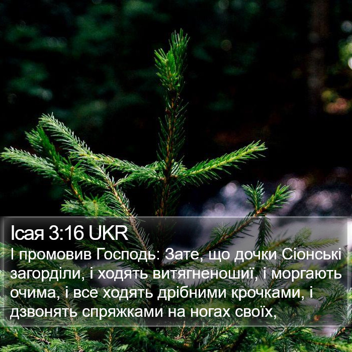 Ісая 3:16 UKR Bible Study