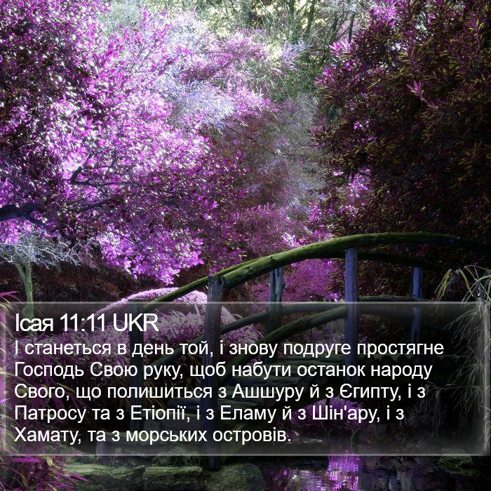 Ісая 11:11 UKR Bible Study