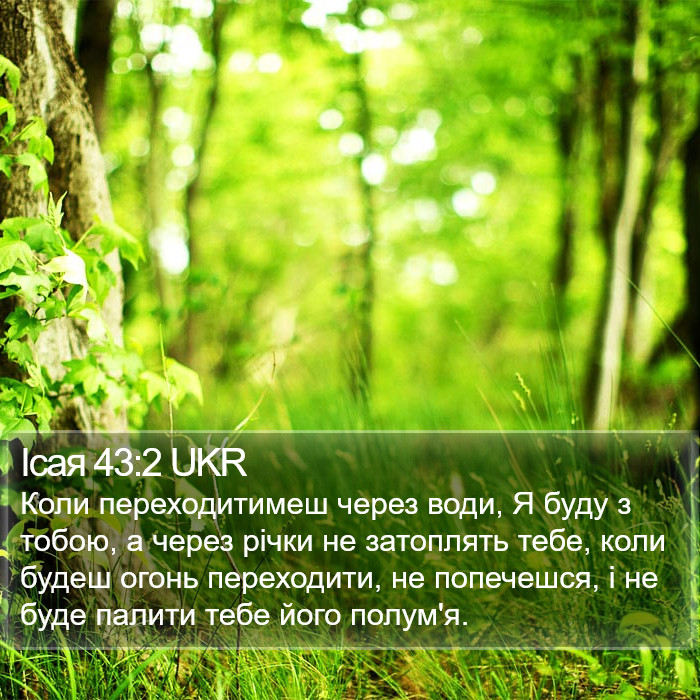 Ісая 43:2 UKR Bible Study