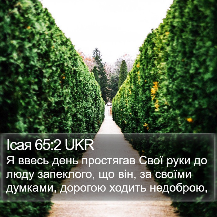Ісая 65:2 UKR Bible Study