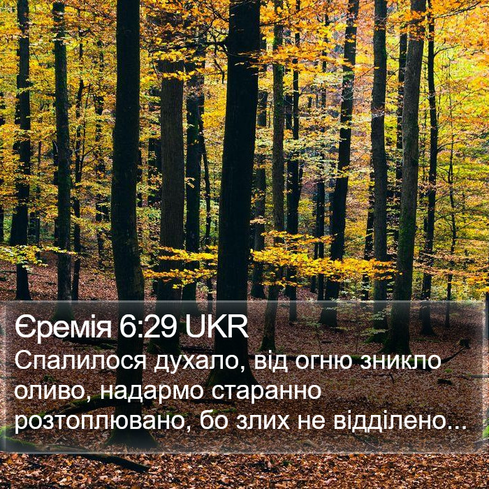 Єремія 6:29 UKR Bible Study