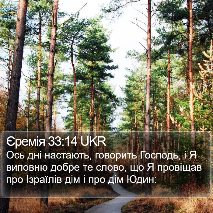 Єремія 33:14 UKR Bible Study
