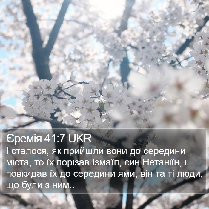 Єремія 41:7 UKR Bible Study