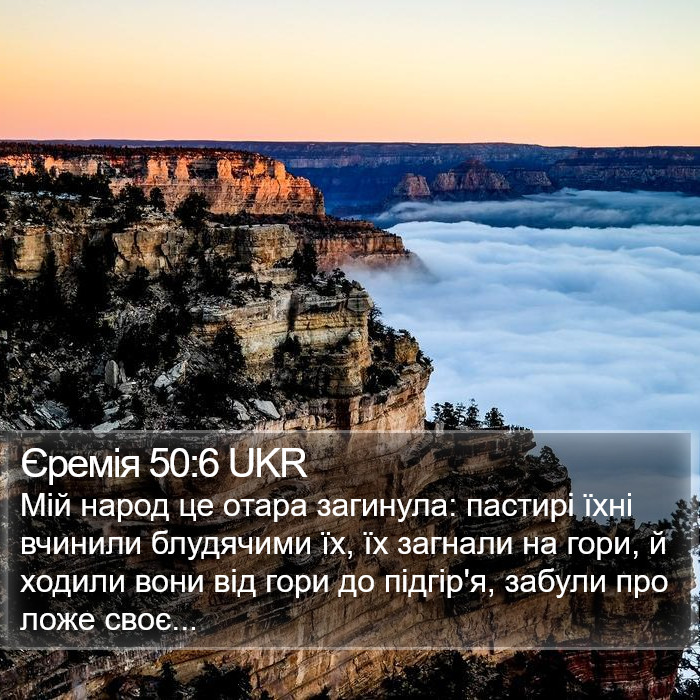 Єремія 50:6 UKR Bible Study