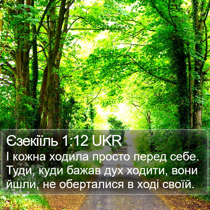 Єзекіїль 1:12 UKR Bible Study