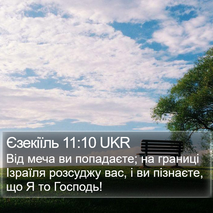 Єзекіїль 11:10 UKR Bible Study