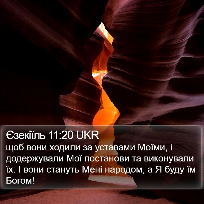 Єзекіїль 11:20 UKR Bible Study