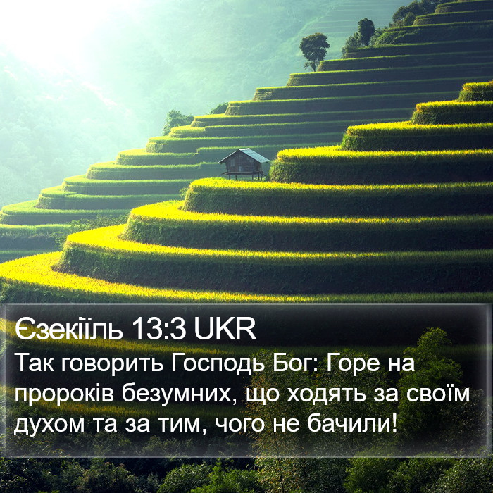 Єзекіїль 13:3 UKR Bible Study
