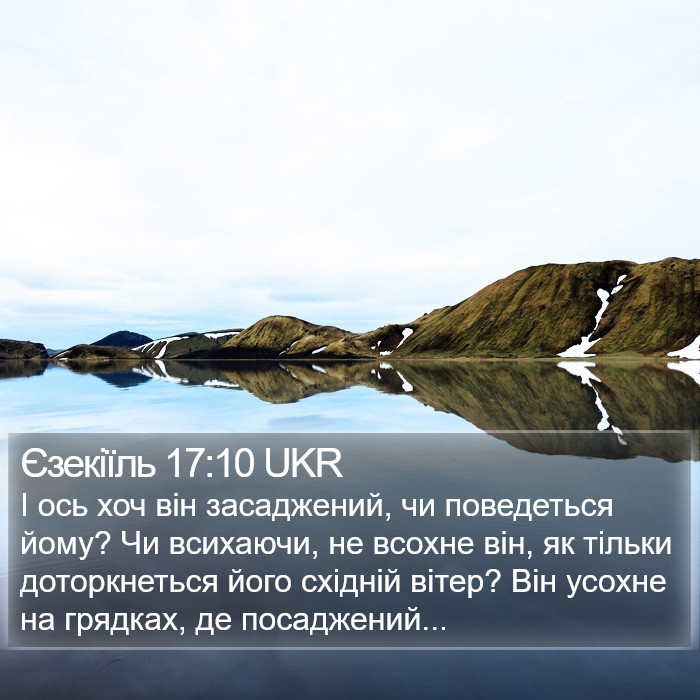 Єзекіїль 17:10 UKR Bible Study