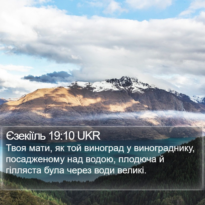 Єзекіїль 19:10 UKR Bible Study