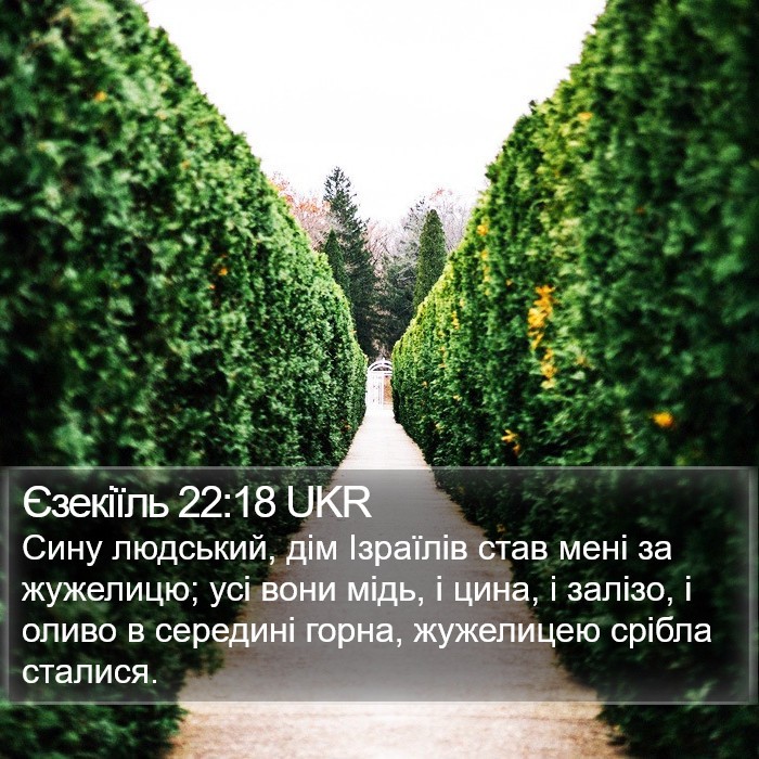 Єзекіїль 22:18 UKR Bible Study