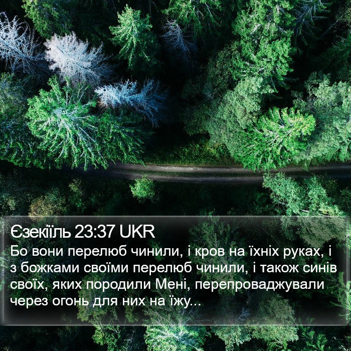 Єзекіїль 23:37 UKR Bible Study