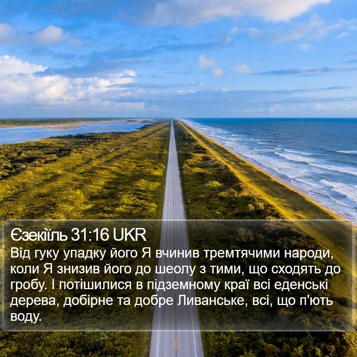 Єзекіїль 31:16 UKR Bible Study