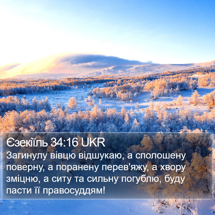 Єзекіїль 34:16 UKR Bible Study