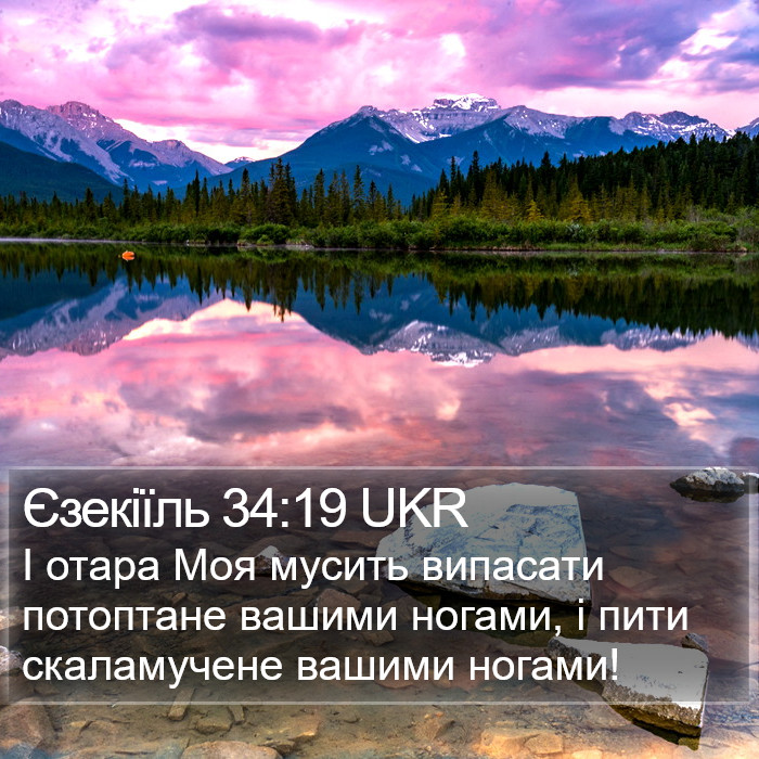 Єзекіїль 34:19 UKR Bible Study