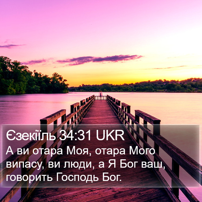 Єзекіїль 34:31 UKR Bible Study