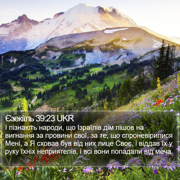 Єзекіїль 39:23 UKR Bible Study