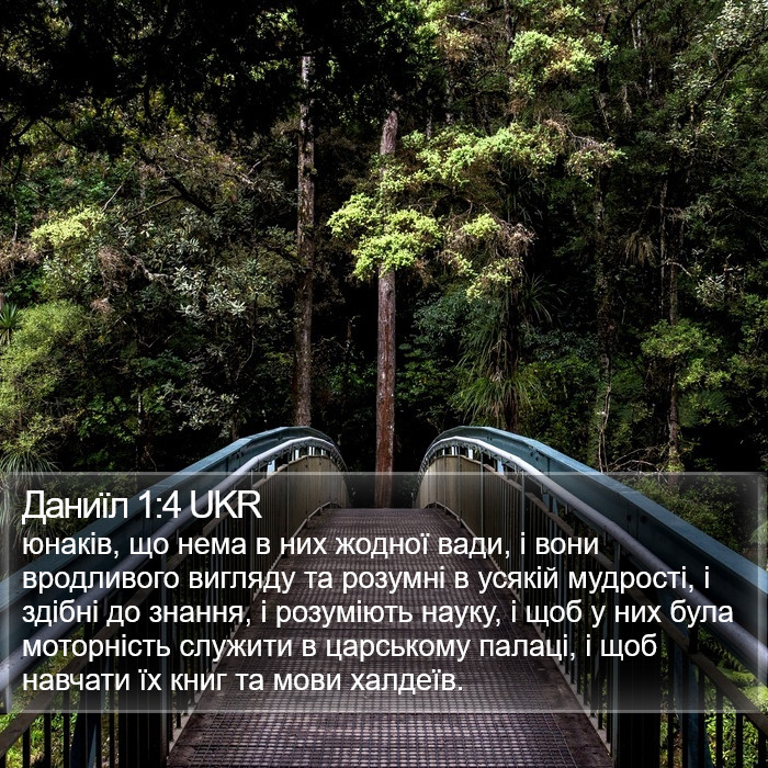 Даниїл 1:4 UKR Bible Study