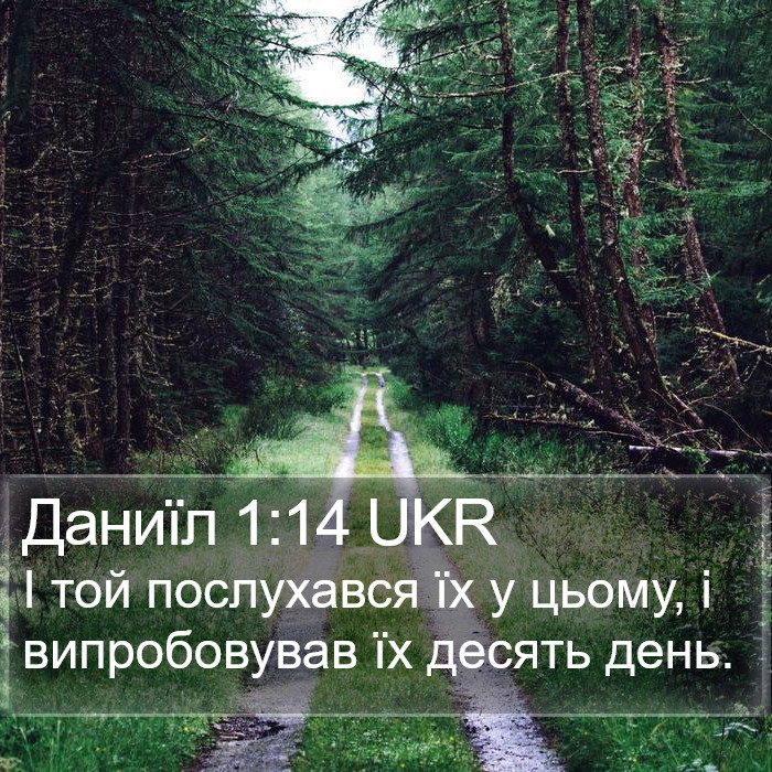 Даниїл 1:14 UKR Bible Study