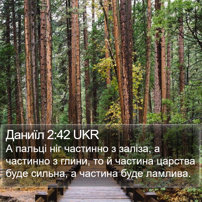 Даниїл 2:42 UKR Bible Study
