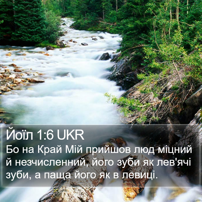 Йоїл 1:6 UKR Bible Study