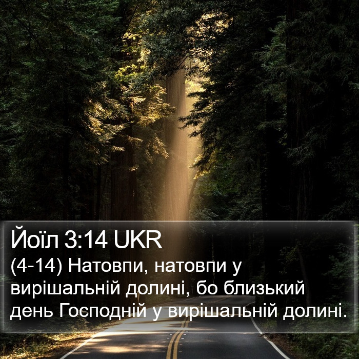 Йоїл 3:14 UKR Bible Study