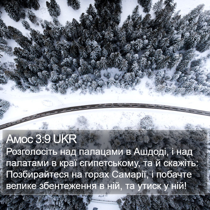 Амос 3:9 UKR Bible Study