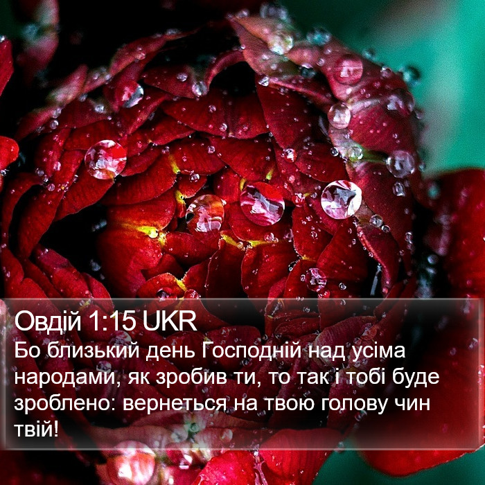 Овдій 1:15 UKR Bible Study