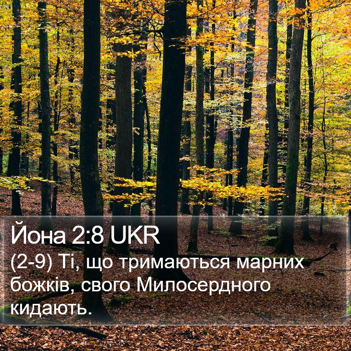 Йона 2:8 UKR Bible Study