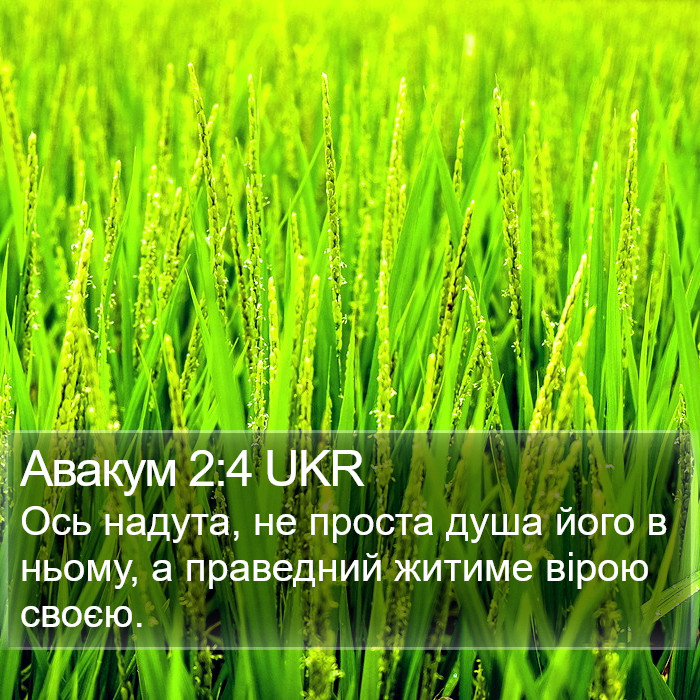 Авакум 2:4 UKR Bible Study