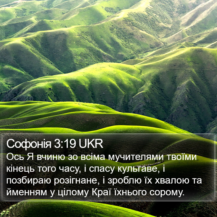 Софонія 3:19 UKR Bible Study