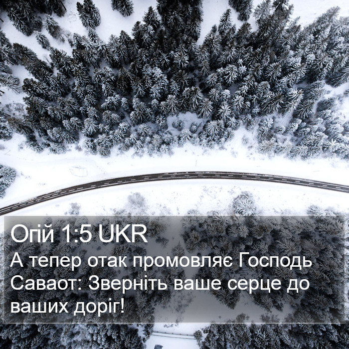 Огій 1:5 UKR Bible Study