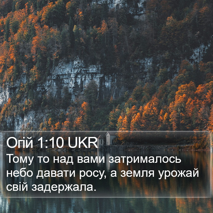 Огій 1:10 UKR Bible Study