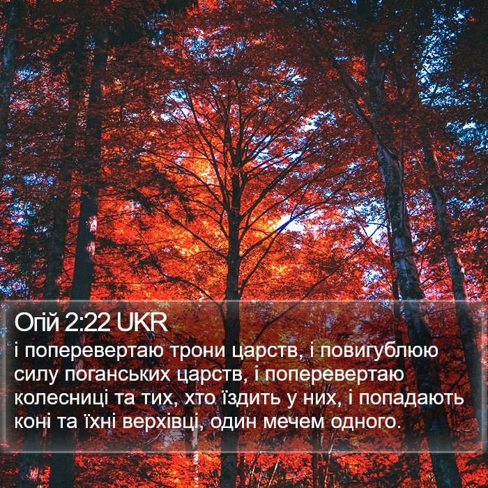 Огій 2:22 UKR Bible Study